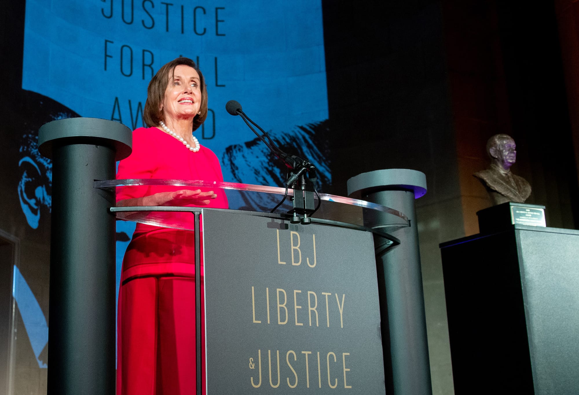 Speaker Nancy Pelosi. LBJ Foundation photo by Daniel Swartz, 2019.