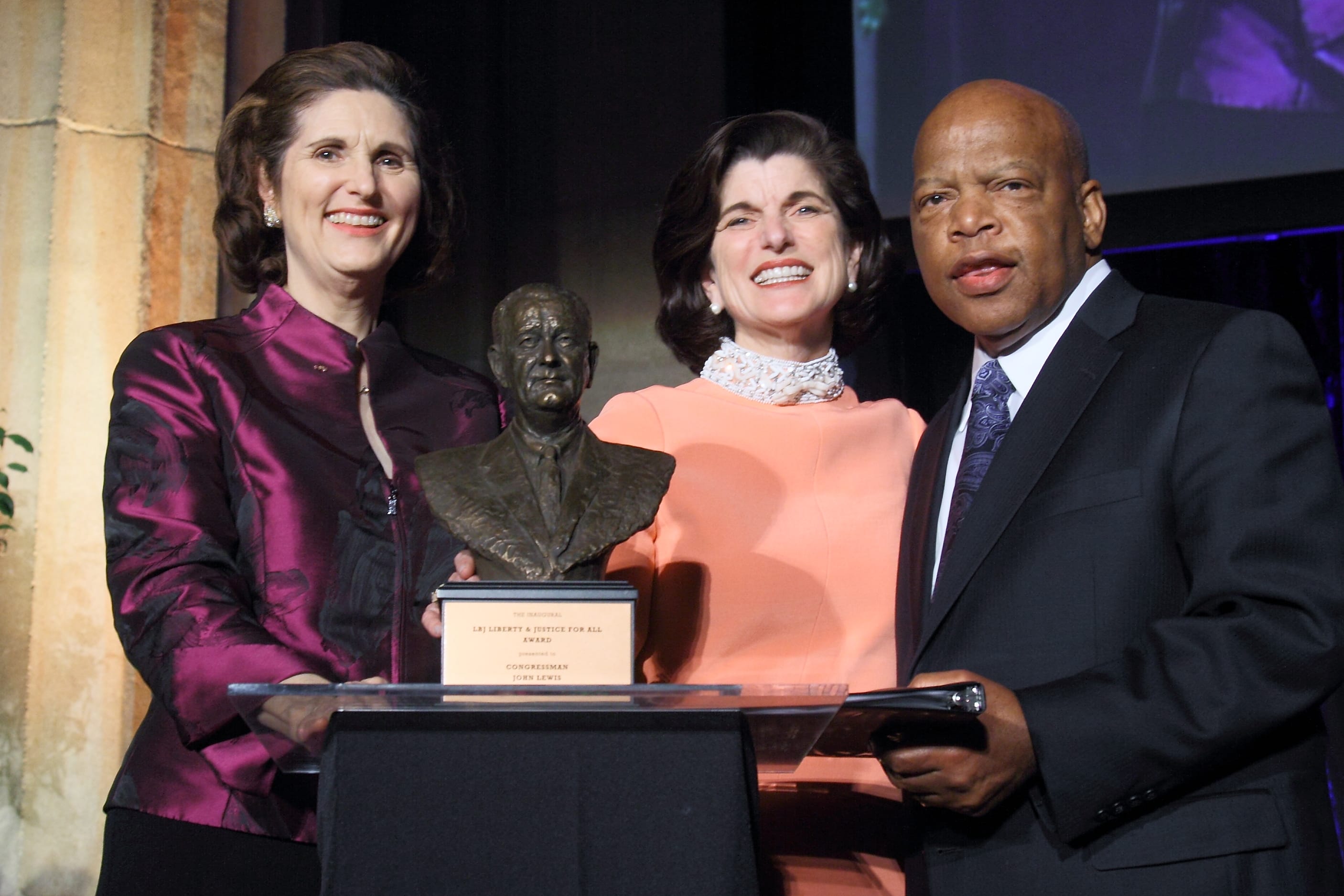 John Lewis receives the first Liberty and Justice For All Award